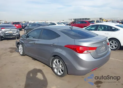 2011 Hyundai Elantra Limited (Ulsan Plant) from USA, damaged, VIN KMHDH4AE0BU096831